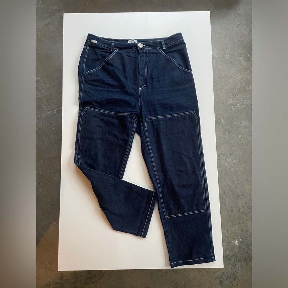 Barely worn Shelter “Brewers” Dark Wash High Rise